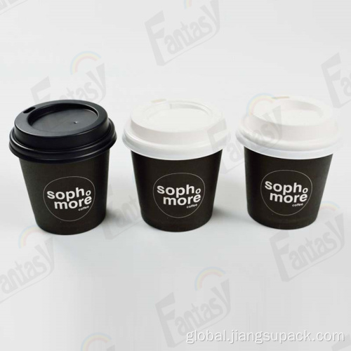 4oz Single Double Wall Paper Cups 12oz Custom Single Wall Paper Cups with Lids Factory